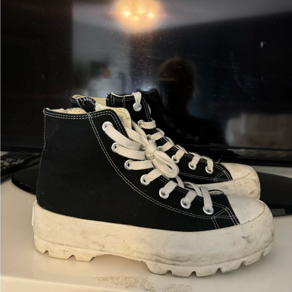 Black Platform Converse - image 1